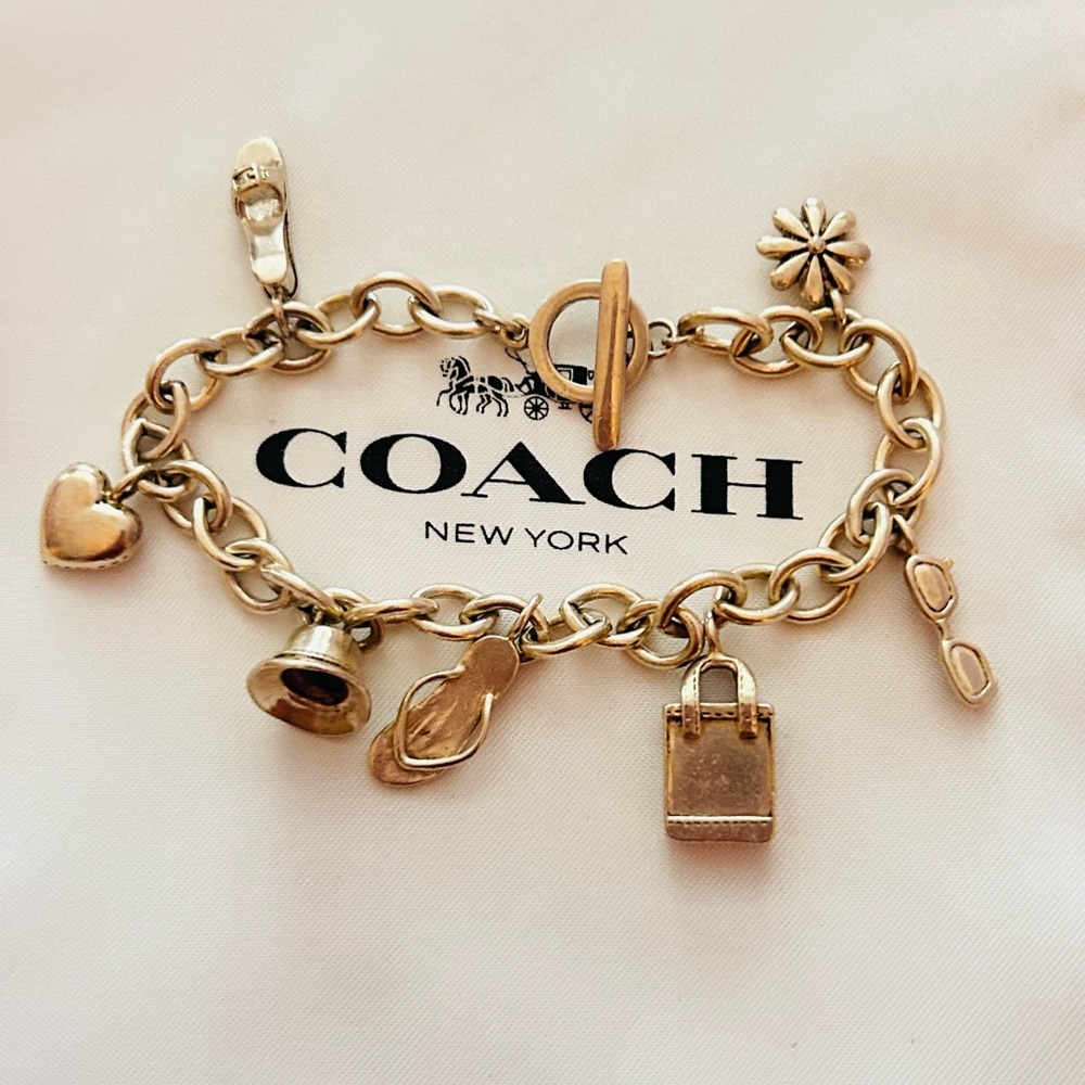 EXTREMELY RARE Coach Charm Bracelet - Picture 8 of 13
